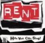 Rent - CD of Vocal Tracks & Backing Tracks