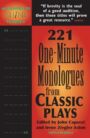 60 Seconds to Shine Volume 6 - 221 One-Minute Monologues from Classic Plays